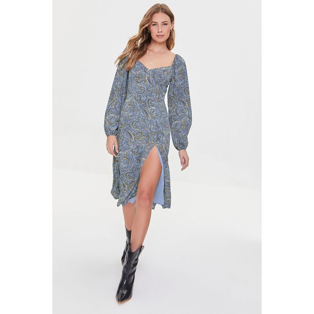 🆕️ NWT! F21 Paisley Print Midi Dress